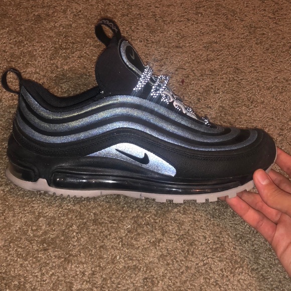 NIKE AIR MAX 97 UTILITY BLACK-COOL GREY SZ 8 - Picture 2 of 5